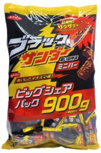 有楽製菓 ブラックサンダー ビッグシェアパック 900g 個包装 おやつ 間食 持ち運び ミニタイプ 食べ応え 大容量 Yuraku Black Thunder Mi