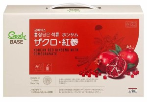 正官庄 ザクロ・紅蔘 50mL X 30包  ６年根高麗紅参（高麗人参）ザクロエキス配合 飲みやすい 美容 健康 朝 運動後 　Pomegranate with Ko