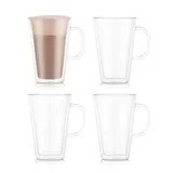 ボダム キャンティーン ダブルウォール マグカップ 4個 セット Bodum Canteen Double Wall Mugcap 4pc グラスセット ガラス グラス マグ 