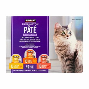 KIRKLAND カークランドシグネチャー パテ キャットフード バラエティパック 45個入り 猫用 キャットフード ねこ  餌 ごはん コストコ 大