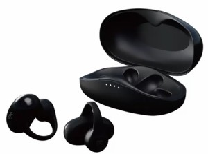 完全ワイヤレス骨伝導イヤホン BOCO PEACE SS-1 EARPHONE ブラック BLACK  Bluetooth 5.2搭載 快適なつけ心地 スタイリッシュ 充電速度 