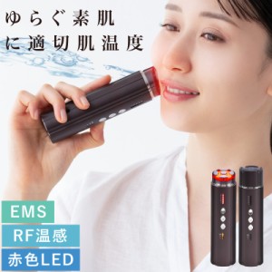 美顔器 リフトアップ EMS RF温熱 LED赤色 コンパクト美顔器 スティックモイスチャー 小顔 引き締め 美肌 フェイスケア 全身にもマッサー