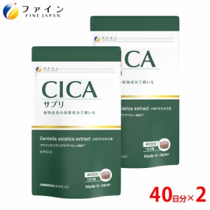 CICAサプリ 120粒入(1日/3粒)  2個セット ツボクサエキス末 クランベリー果汁末 マキベリー末 ブドウ種子エキス末 ビタミンC ファイン 父