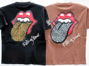 THE ROLLING STONES × JACKROSE　アニマルファー パッチワーク半袖Tシャツ　ローリングストーンズ×ジャックローズ　ロックT