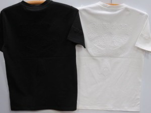 Be Ambition  半袖Tシャツ  クロス＆ロゴ　エンボス　ビーアンビシ