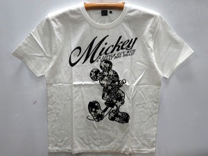 DISNEYコラボ 半袖Tシャツ　桜ミッキー　ディズニーコラボTシャツ MICKEY