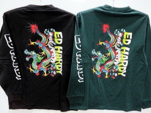 エド ハーディー  長袖Tシャツ　 ED HARDY アメカジ タトゥー