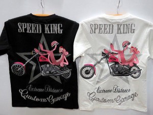 Flag Staff X PINK PANTHER コラボ　 アメカジ　半袖Tシャツ　SPEED KING  ピンクパンサー　フラッグスタッフ　