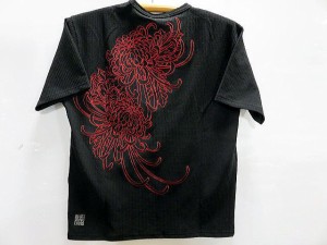 絡繰魂  和柄　半袖Tシャツ　ヘンリーネック　カラクリ魂