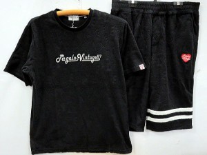 パジェロ　パイル　ジャガード　半袖ショートパンツ 上下セット 　PAGELO