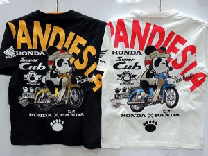 HONDA × PANDIESTA　半袖Tシャツ　SUPER CUB　ホンダ×パンディエスタ