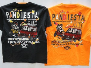 HONDA × PANDIESTA　半袖Tシャツ　CITY&MOTOCOMPO　ホンダ×パンディエスタ