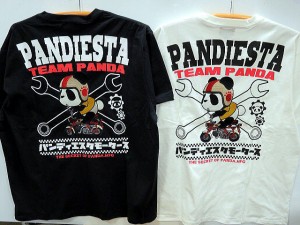 大きいサイズ　PANDIESTA JAPAN　パンダモーターズ　半袖Tシャツ　パンディエスタ