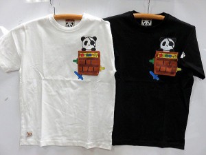 PANDIESTA JAPAN　半袖T トリックシャツ　熊猫危機一髪　パンディエスタ