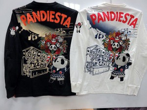 PANDIESTA JAPAN　長袖Tシャツ　商売繁盛　熊猫手ロンT　パンディエスタ