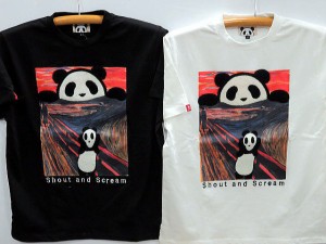 PANDIESTA JAPAN　半袖Tシャツ　 PDJ-MUSEUM Shout&Scream　パンディエスタ