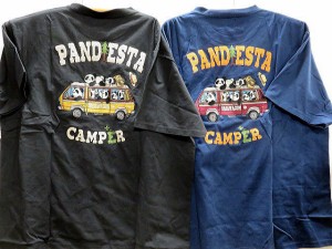 大きいサイズ　PANDIESTA JAPAN　キャンパーパンダ　半袖Tシャツ　パンディエスタ