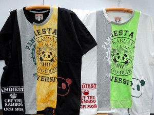 大きいサイズ　PANDIESTA JAPAN　リメイク風　半袖BIGTシャツ　パンディエスタ