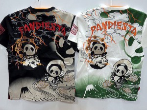 PANDIESTA JAPAN　半袖Tシャツ　風雷パンダ　パンディエスタ