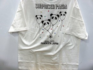 大きいサイズ　PANDIESTA JAPAN　玉手箱パンダ　半袖Tシャツ　パンディエスタ