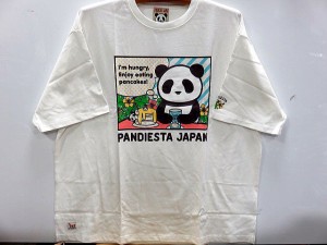 大きいサイズ　PANDIESTA JAPAN　ホットケーキパンダ　半袖Tシャツ　パンディエスタ