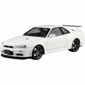 アオシマ プラモデル 1/24 プリペイントモデル No.3-B ニッサン BNR34 スカイライン GT-R V・spec II '00 ホワイト