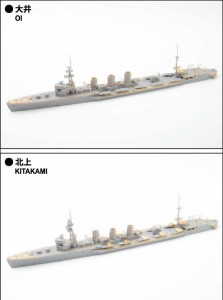 アオシマ プラモデル 1/700 ウォーターライン ディテールアップパーツ 重雷装艦 大井/北上専用エッチングセット