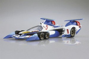 アオシマ プラモデル 1/24 サイバーフォーミュラ No.8 νアスラーダ AKF-0/G リフティングターンモード