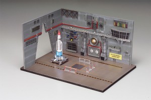 アオシマ プラモデル 1/350 サンダーバード No.9 サンダーバード1号&発射基地