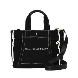 jill stuartジルバイジルスチュアート jill by JILLSTUART バッグ トートバッグ フリル ショルダー 2WAY 在庫処分　輸入品　ブラック