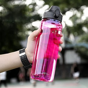 TSQIBU ボトル 水筒 大容量 600ml 800ml 1000ml 1500ml 2000ml 超軽量 漏れ防止 携帯便利 耐熱100℃熱