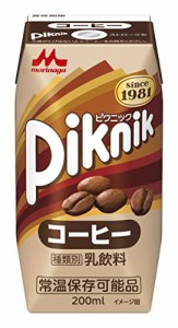 森永 ピクニック コーヒー 200ml ×24本[紙パック 飲料 ドリンク 飲み物 常温保存]