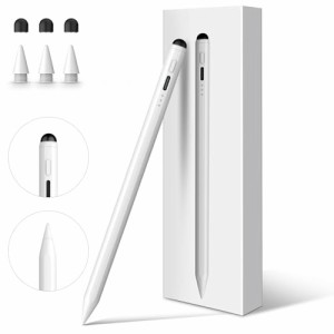 2in1 ipad ペンシル・13分急速充電ipad ペン 超高感度 Mixoo タッチペン スタイラスペン 極細 iPad用pencil パー