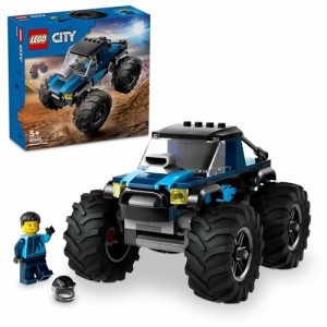 レゴ(LEGO) シティ 青いモンスタートラック おもちゃ 玩具 プレゼント ブロック 男の子 女の子 子供 4歳 5歳 6歳 7歳 車 ミニカ