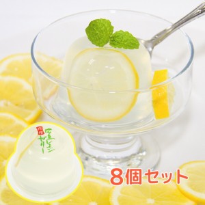 広島 レモンゼリー　１１０ｇ ８個セット 送料込み お土産 スイーツ 広島特産品 宝屋製菓