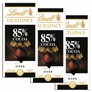 送料無料 リンツ Lindt エクセレンス ８５％ カカオ １００ｇ ３点セット チョコ 板チョコ ビターチョコレート