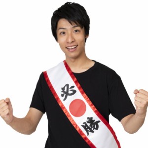 応援 タスキ 必勝 たすき 襷 日の丸 JAPAN ジャパン 日本 運動会 忘年会 お祭り イベント 学園祭 スポーツ 観戦 サッカー 野球 応援団 団