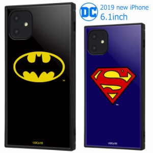 iPhone11 DCコミックス スクエア 耐衝撃 ケース カバー TPU ソフトケース キャラクター グッズ バットマン スーパーマン アイフォン 11