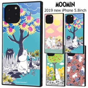 iPhone11Pro ムーミン スクエア 耐衝撃 背面 ソフト ケース カバー TPU スナフキン MOOMIN ちびのミイ リトルミイ 北欧 iphone 11 pro