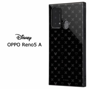 OPPO Reno5 A ディズニー キングダムハーツ 耐衝撃 スクエア ハイブリッド ケース カバー ソフトケース ソフト ハード ハードケース キャ