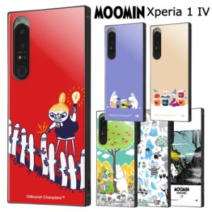 Xperia 1 IV ムーミン 耐衝撃 スクエア ケース カバー ハイブリッド ソフト ソフトケース ハードケース かわいい MOOMIN リトルミイ スナ