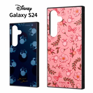 Galaxy S24 ディズニー 耐衝撃 スクエア ハイブリッド ケース カバー ソフトケース ソフト ハードケース ハード キャラクター ミニーマウ