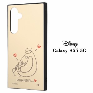 Galaxy A55 5G ディズニー ベイマックス 耐衝撃 スクエア ハイブリッド ケース カバー ソフトケース ソフト ハードケース ハード 可愛い 