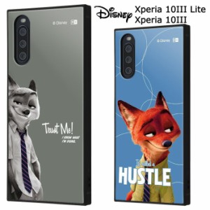 Xperia 10 III ディズニー ズートピア スクエア ハイブリッド ケース カバー ソフトケース ソフト ハードケース キャラクター ZOOTOPIA 