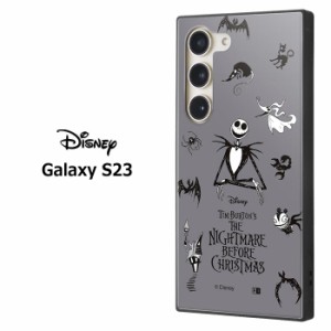 Galaxy S23 ディズニー  ナイトメアービフォアクリスマス スクエア ハイブリッド ケース KAKU カバー ソフトケース ソフト ハードケース 