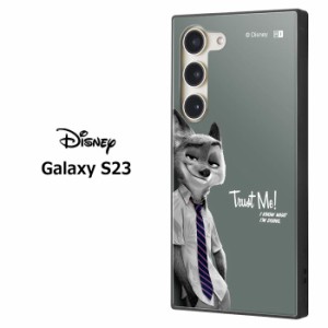 Galaxy S23 ディズニー ズートピア スクエア ハイブリッド ケース KAKU カバー ソフトケース ソフト ハードケース 背面 キャラクター か