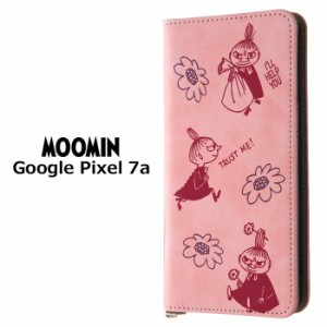 メール便 GooglePixel7a リトルミイ 手帳型 PUレザー ケース Raffine カバー フリップカバー 手帳型ケース 手帳 スタンド キャラクター 