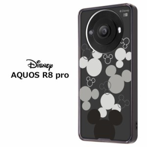 AQUOS R8 pro ディズニー ミッキーマウス ハイブリッドケース TPU ソフトケース ケース カバー クリアケース クリア シンプル かわいい 