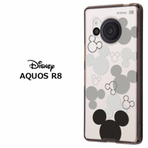 AQUOS R8 ディズニー ミッキーマウス ハイブリッドケース TPU ソフトケース ケース カバー ソフト クリアケース クリア シンプル かわい