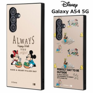 Galaxy A54 5G ディズニー 耐衝撃 スクエア ハイブリッド ケース カバー ソフト ソフトケース ハードケース キャラクター かわいい ミッ